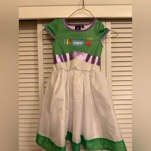 Disney Kids Pixar Toy Story 4 Girls Buzz Light Year Costume Sz S 6X